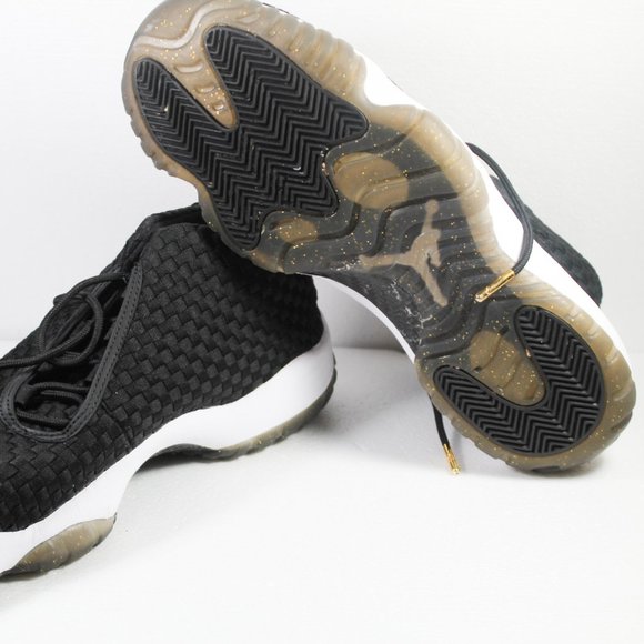 jordan future black and gold